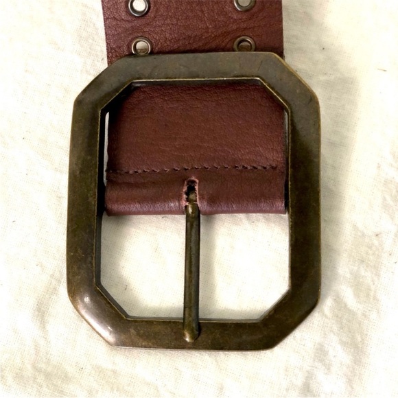 NWOT Vintage Betsey Johnson hand Tooled Leather Belt - Picture 10 of 12